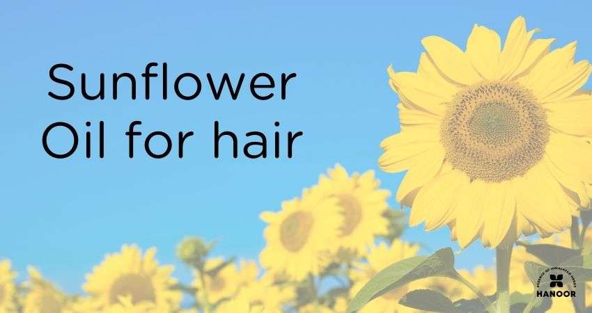 Sunflower Oil for hair